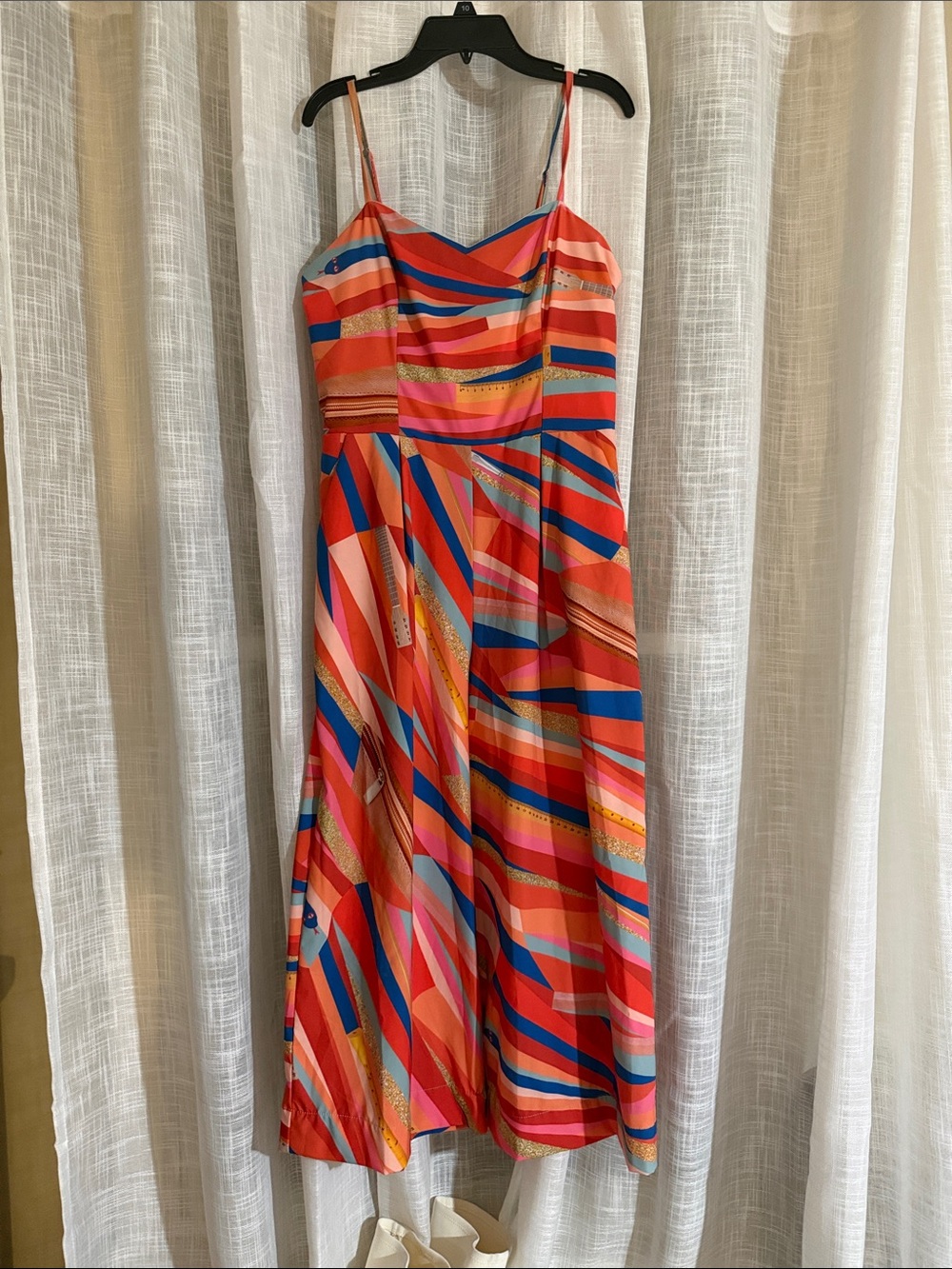 Blackmilk Multicolor Striped Spaghetti-Strap Jumpsuit